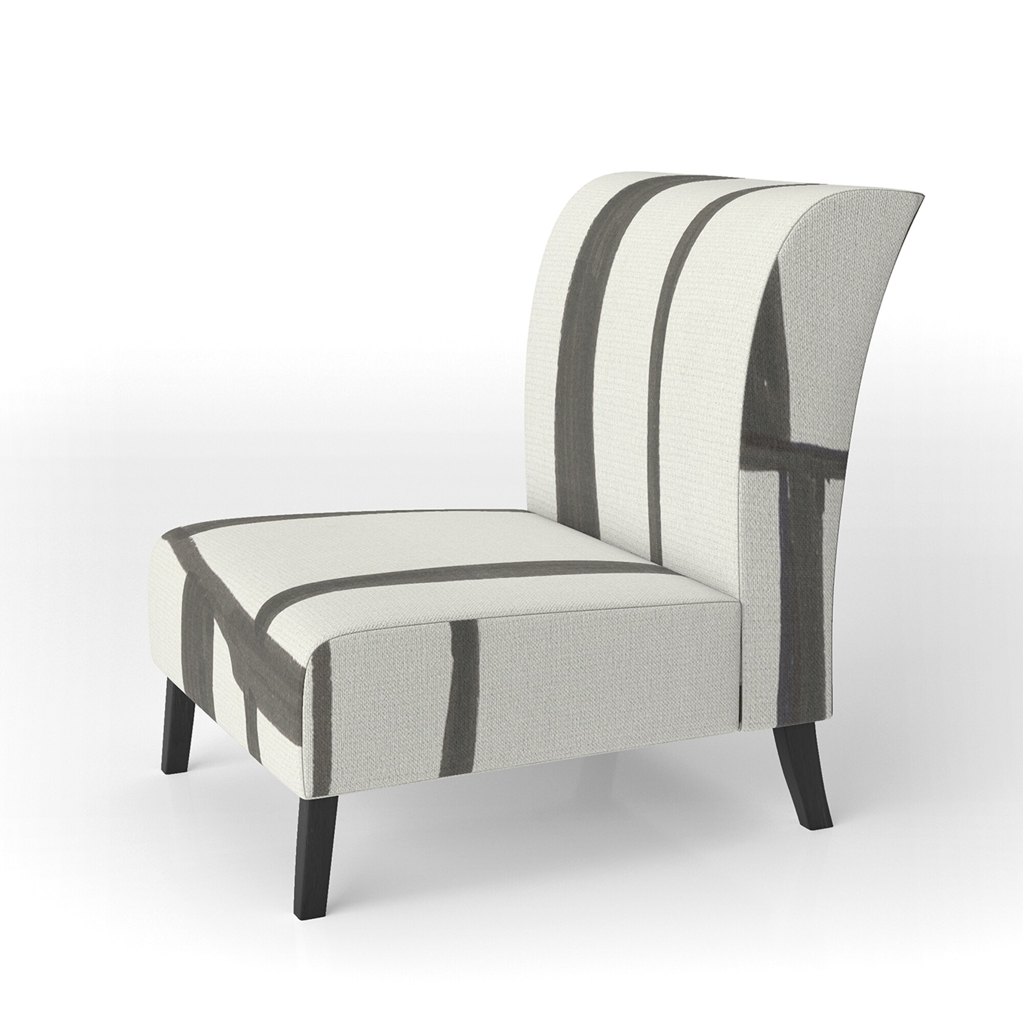 Designart "Minimalist Black And White I" Upholstered - Picture 12 of 20