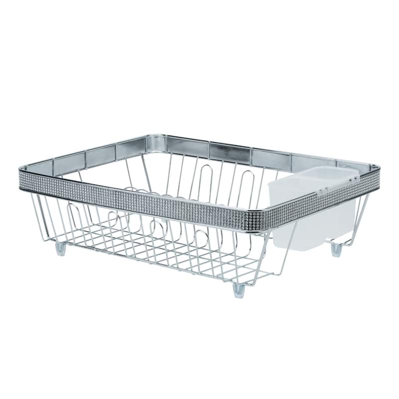 Kitchen Details Drying Rack in Pave Diamond Design - 17.72"X13.39"X5.31"