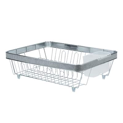 Kitchen Details Drying Rack in Pave Diamond Design - 17.72"X13.39"X5.31"