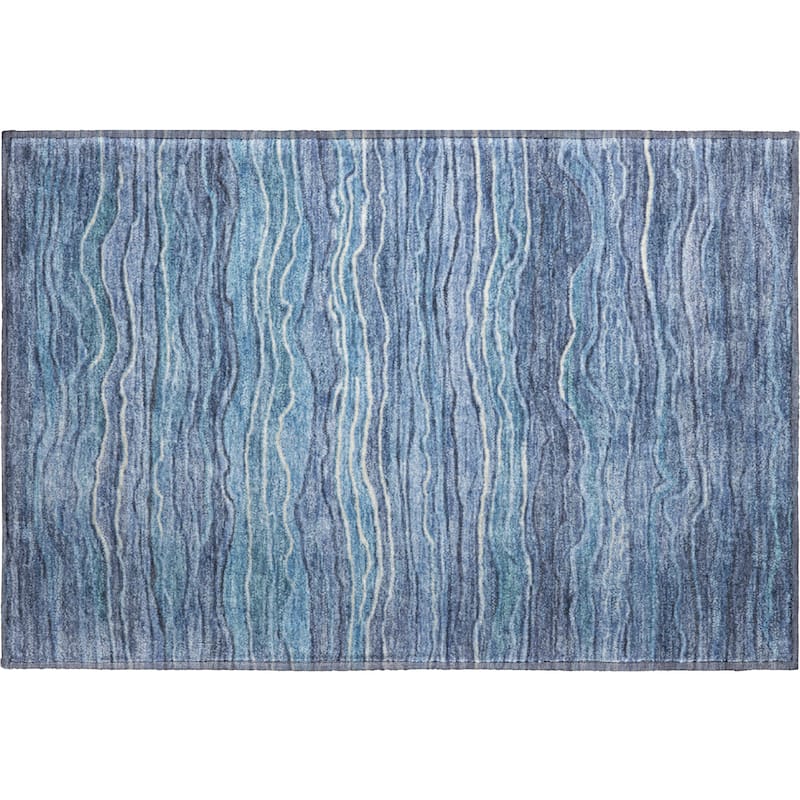 Premium Washable Super Soft Contemporary Stripe Mayfield Rug