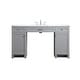 preview thumbnail 1 of 9, Elegant Lighting VF14960 Cooper 60" Free Standing Single Basin Vanity Grey
