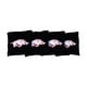 preview thumbnail 1 of 1, Arkansas Razorbacks Black Cornhole Bags All-Weather Resin Filled