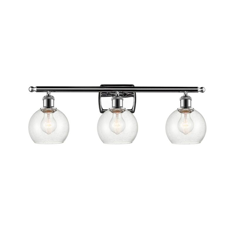 Innovations Lighting 516-3W-9-26 Athens Vanity Athens 3 Light 26" Wide - Polished Chrome / Seedy