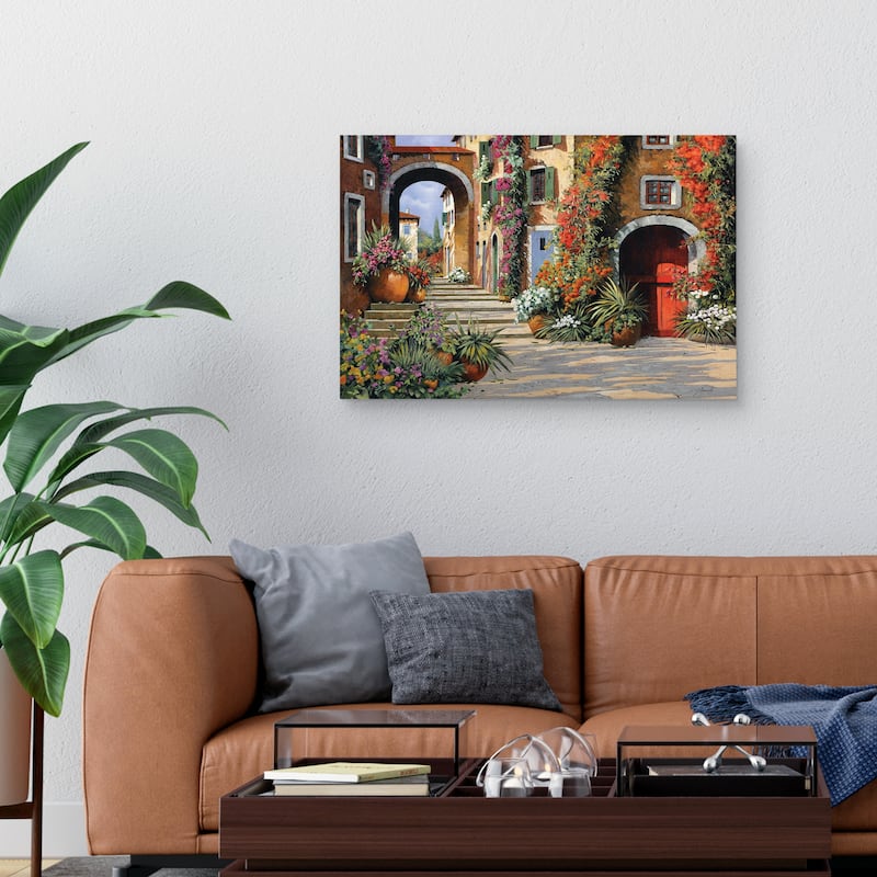 Porta Rossa by Guido Borelli Canvas Art Print