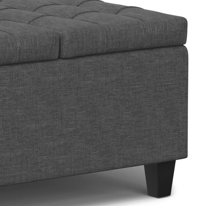WYNDENHALL Elliot 30 inch Wide Transitional Square Table Ottoman