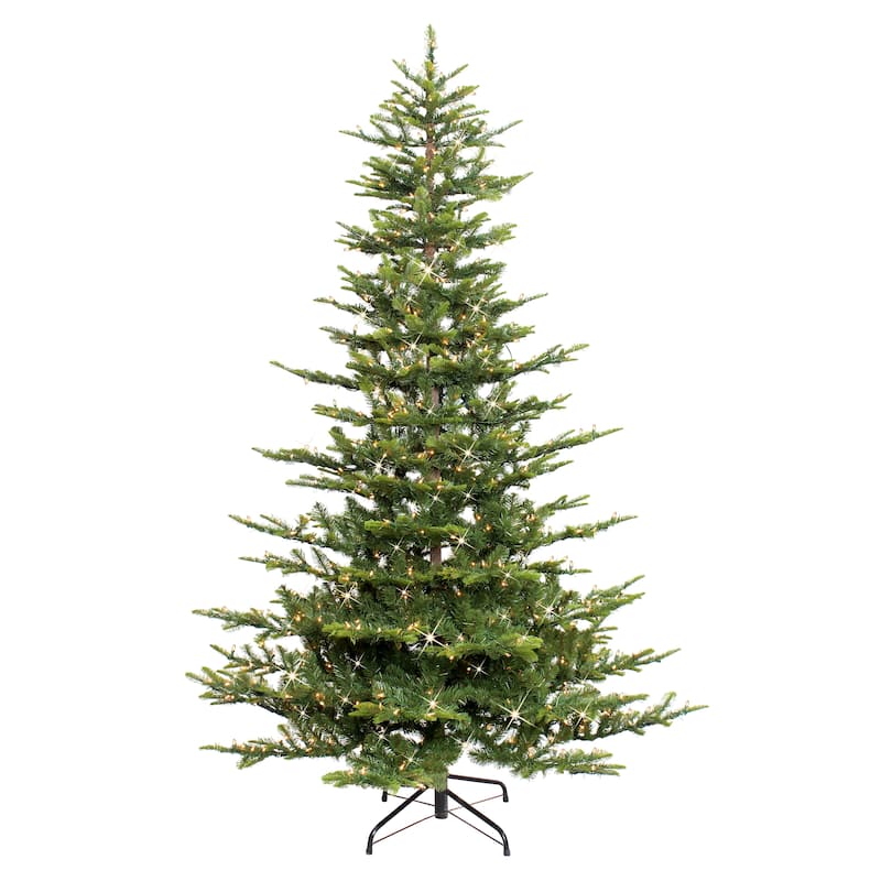 Puleo International Pre-lit 6.5 ft. Aspen Fir Artificial Christmas Tree