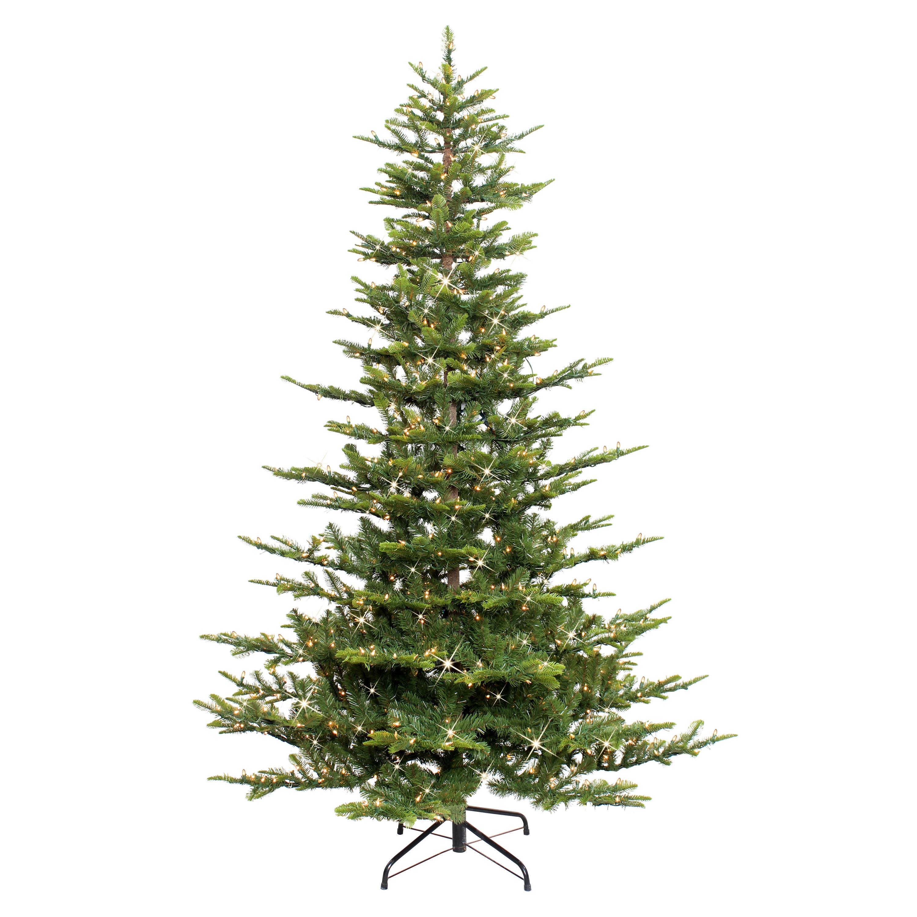 Puleo International 7.5 ft. Pre-Lit Aspen Fir Artificial Christmas Tree