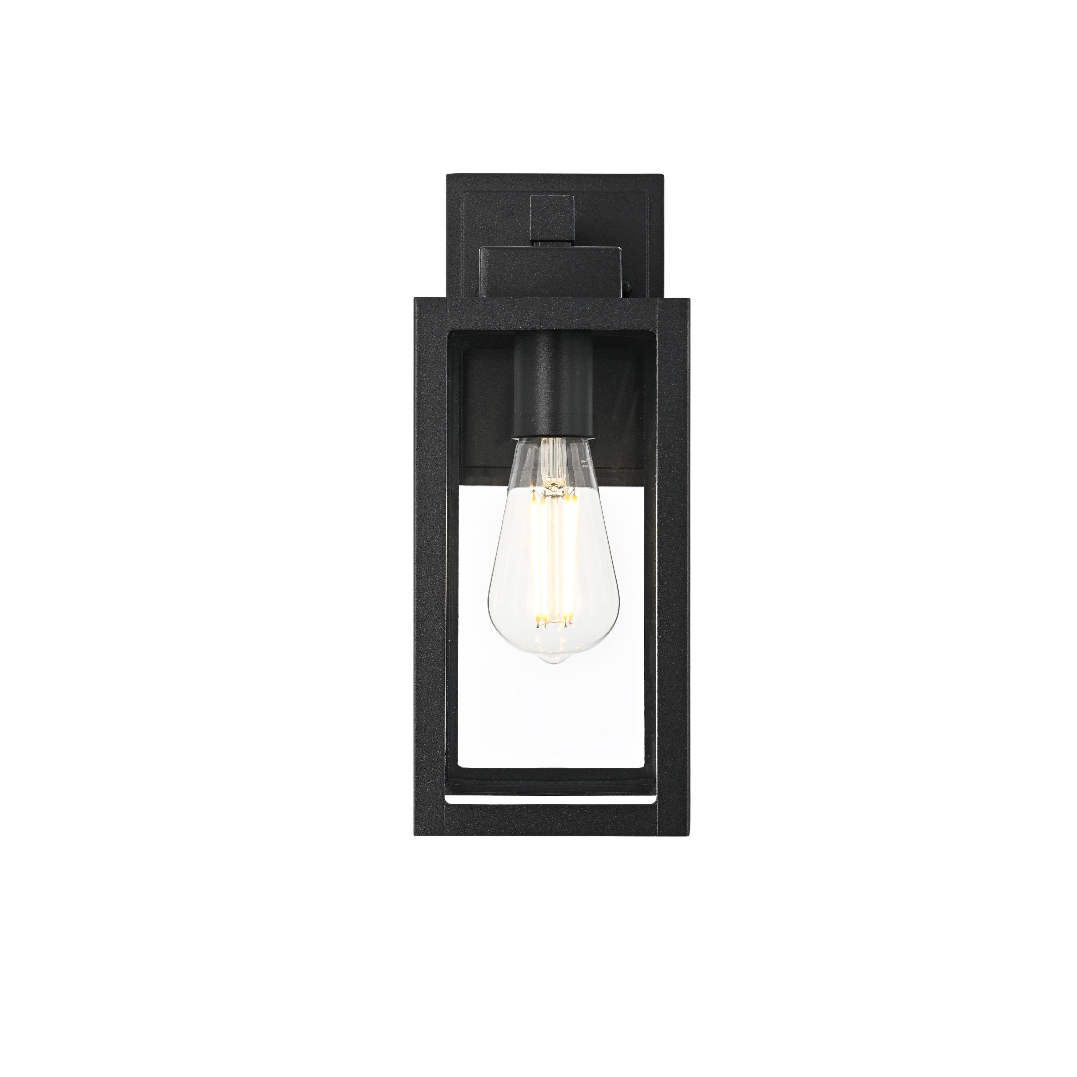 Lachlan 13 inch Outdoor Wall sconce in Black - 13"