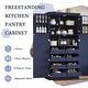 preview thumbnail 16 of 30, Roomfitters 71 Inch Freestanding Kitchen Pantry with 8 Pull-Out Trays and Door Shelves, Shaker Cabinet
