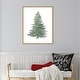 preview thumbnail 6 of 6, Floursack Holiday Tree by Danhui Nai Framed Canvas Wall Art