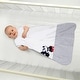 preview thumbnail 2 of 2, Lambs & Ivy Disney Baby Mickey Mouse White/Gray Appliqued Cotton Wearable Blanket