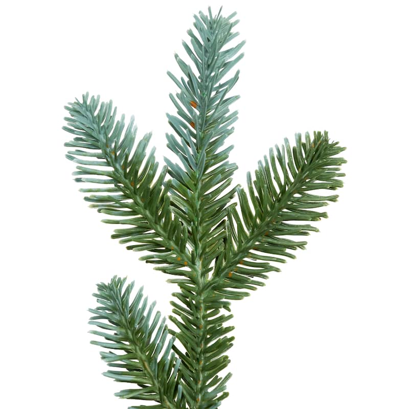 Pre-Lit Artificial Blue Spruce Christmas Wreath - 48" - Clear
