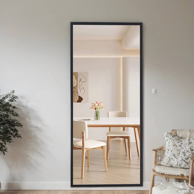 71" Wood Frame Full Length Mirror,Dressing Mirror