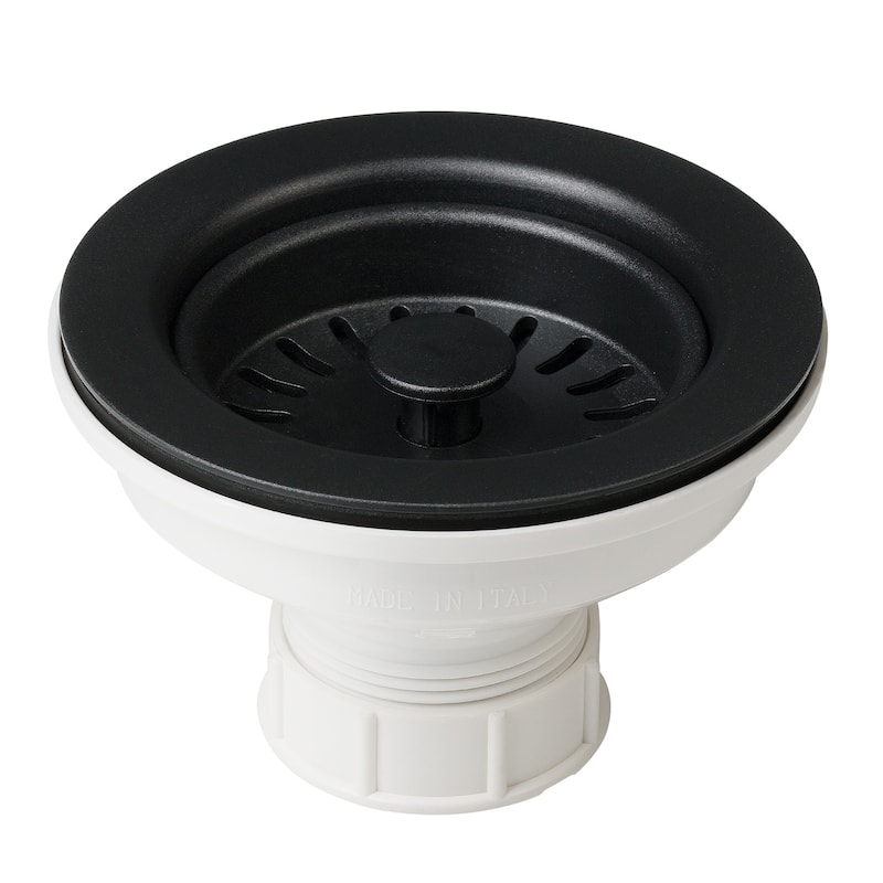 Kraus 3-1/2" Kitchen Sink Strainer - Black