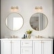 preview thumbnail 14 of 51, Modern 3-Light Bathroom Vanity Light Minimal Globe Glass Wall Sconce