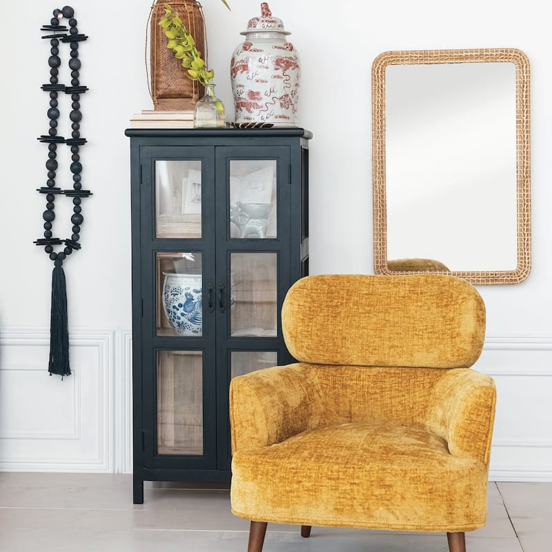Woven Rattan Wall Mirror