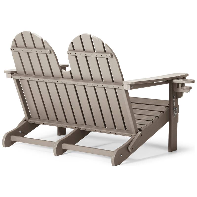 Hanniford Poly Adirondack 49 Inch Folding Bench