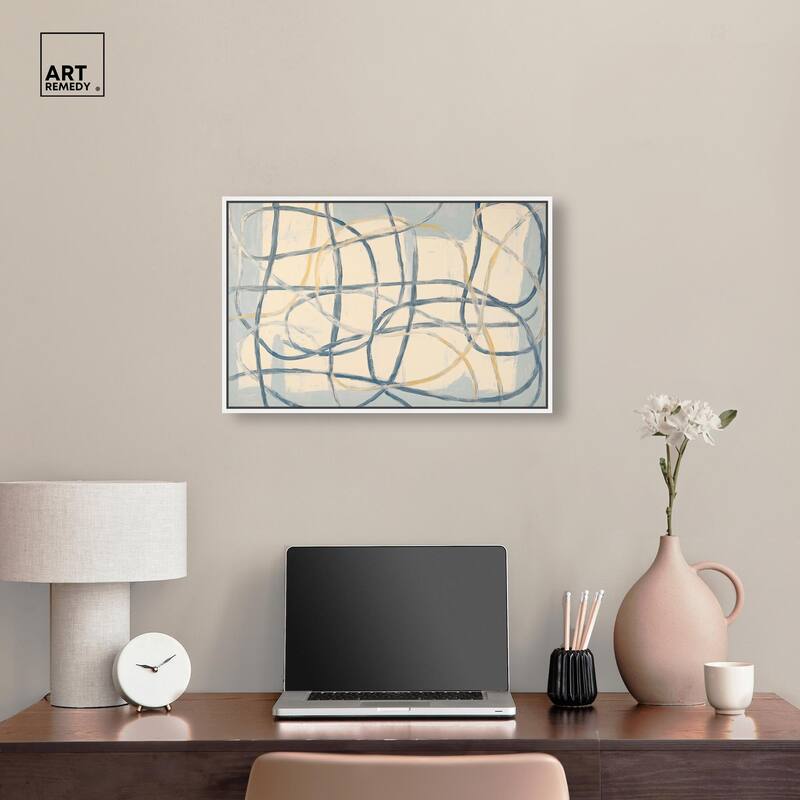 Unbroken Line I Canvas by Art Remedy