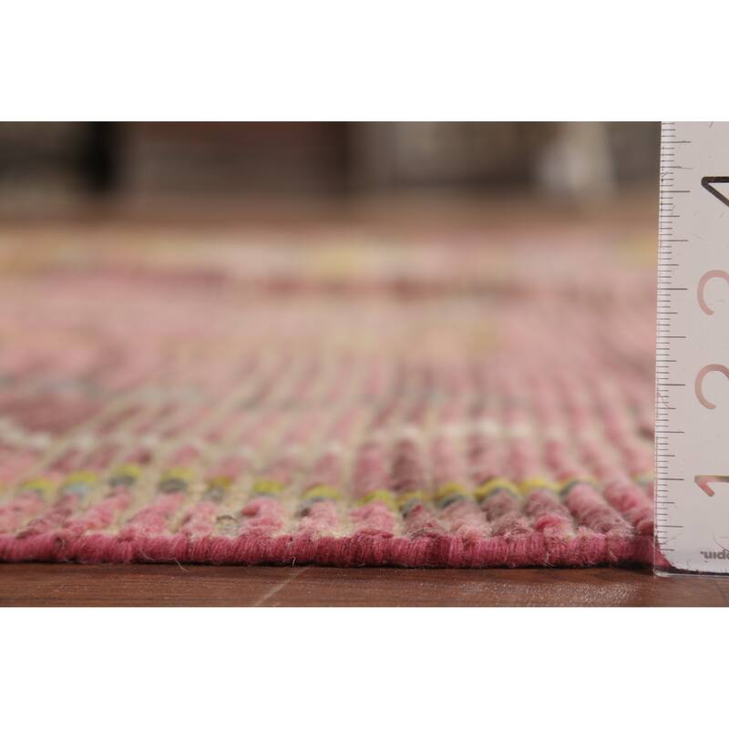 Moroccan Abstract Rug Hand-Knotted Abstract Wool Carpet - 6'10"x 10'4"