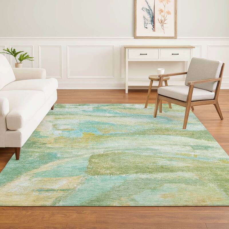 Premium Washable Super Soft Abstract Chic Mayfield Rug