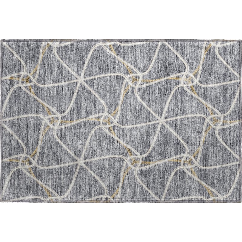 Premium Washable Super Soft Contemporary Geo Mayfield Rug