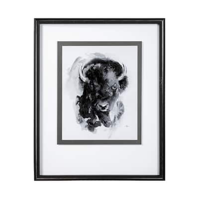 Bison I Framed Art Print