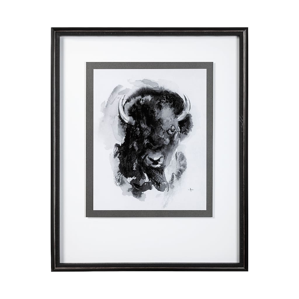 Bison I Framed Art Print