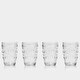 preview thumbnail 3 of 6, Euro Ceramica Fez 20 Piece White Drink & Dine Set (Dinnerware + Clear Highball Glasses)