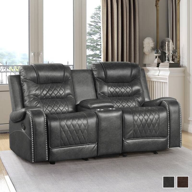 Lenci Double Glider Reclining Loveseat