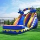 preview thumbnail 4 of 4, JumpOrange Dolphin Splash 14 Ft Commercial Grade Inflatable Water Slide with Deep Pool (with Blower)