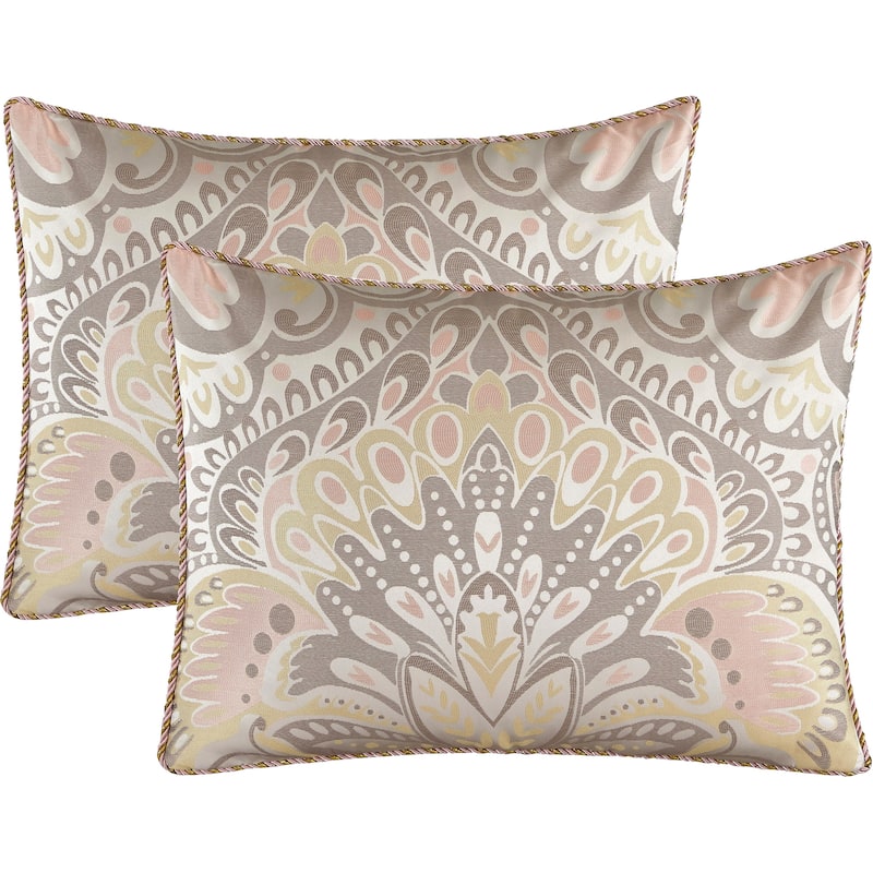 Porch & Den Summerfield Jacquard Medallion 6-piece Comforter Set