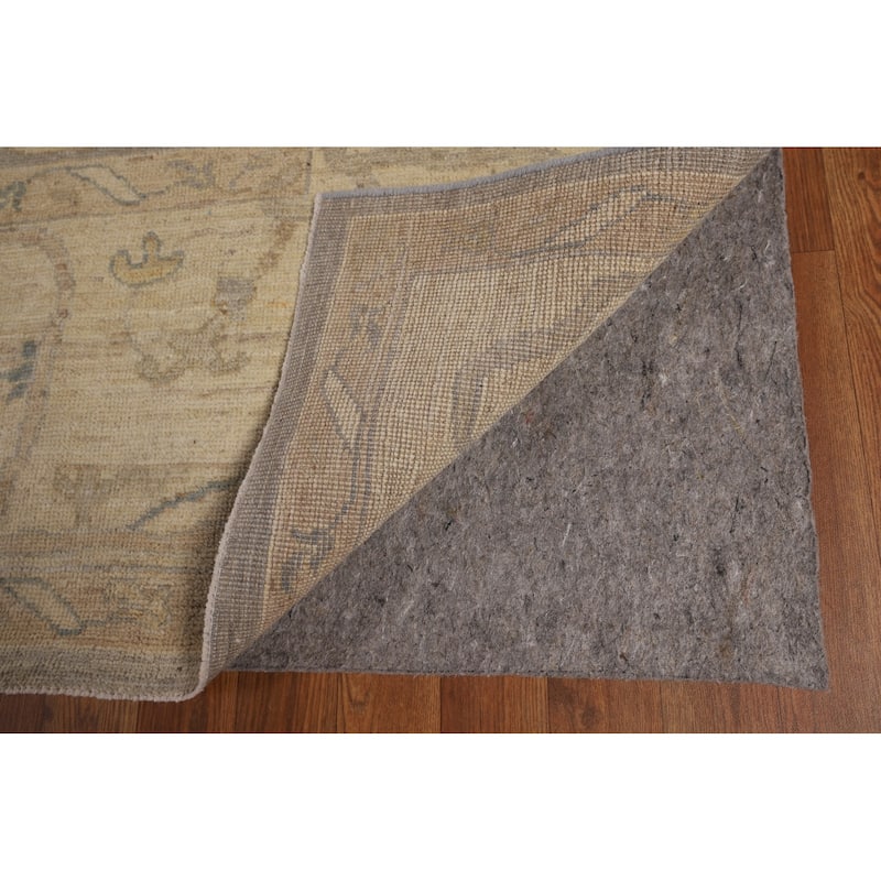 Oushak Turkish Area Rug Hand-Knotted Oriental Wool Carpet - 9'2"x 12'0"
