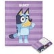 preview thumbnail 1 of 3, Bluey Roll Call Bluey Silk Touch Throw Blanket