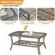 preview thumbnail 32 of 60, OVIOS 4-piece Water-Resistant Wicker Deep Seating Outdoor Sofa Set