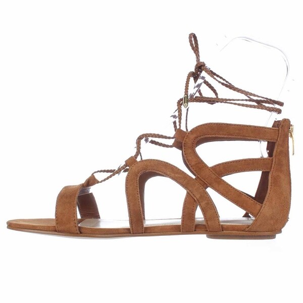 Marc Fisher Womens Kapre Open Toe Casual Gladiator Medium Brown Size 60 Marc Fisher Womens Kapre Open Toe Casual Gladiator Medium Brown Size 60