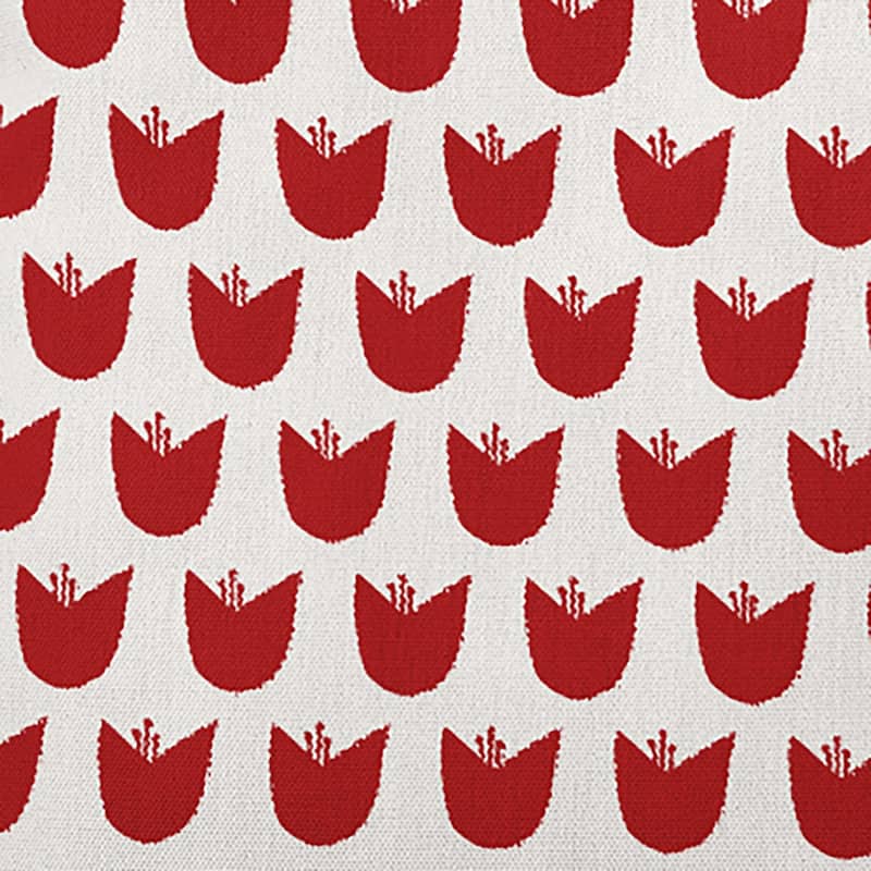 Simple Tulip Design Decorative Indoor Pillow