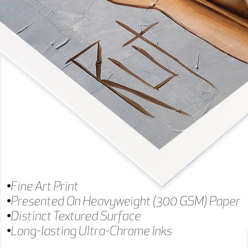 Not By My StrengthFine Art Paper Print by Ruth's Angels - Multi - 32x24