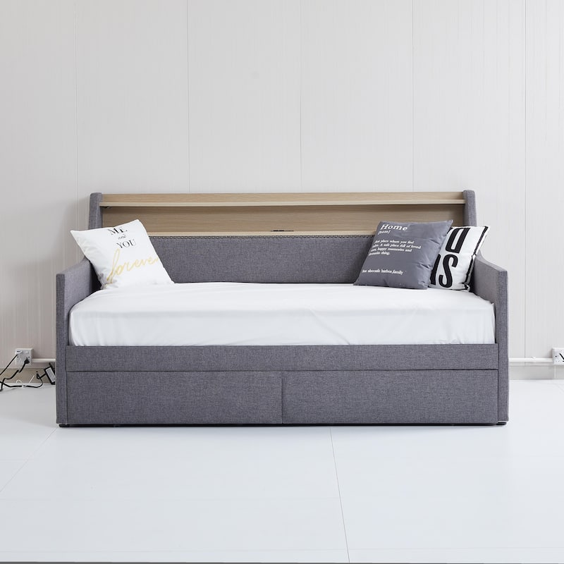 Twin Size Daybed with Storage Drawers