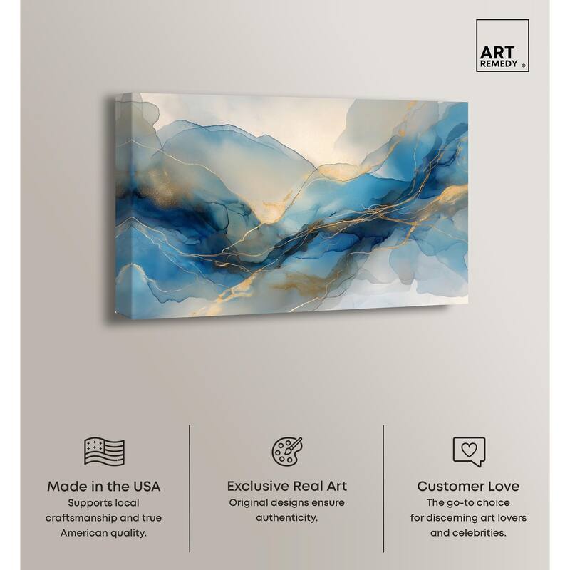 Postmodern Flow II Canvas by Art Remedy, Gallery Wrapped