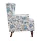 Upholstered Nailhead Trim Armchair Wingback Accent Chairs Set of 2