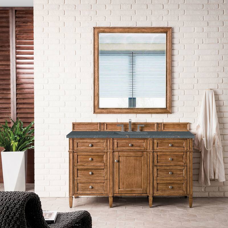 James Martin Vanities 650-V60S-FPBL Brittany 60" Free Standing Single