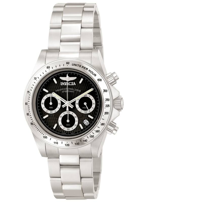 Invicta Men's 9223 Speedway Quartz Chronograph Black Dial Watch