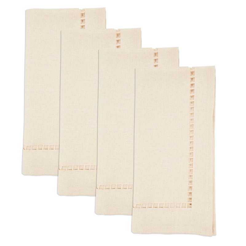 Laser-Cut Hemstitch Napkin (Set of 4)