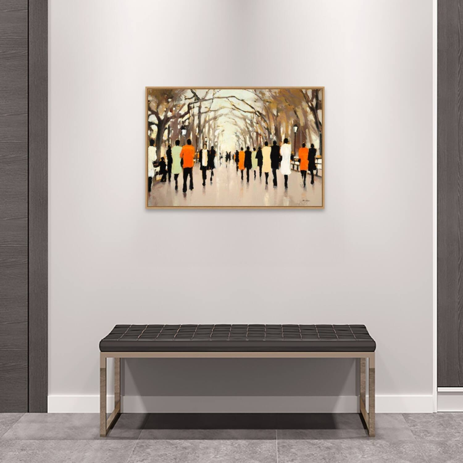 Poets Walk by Lorraine Christie Framed Canvas Wall Art Print Bed Bath