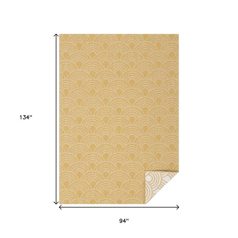 HomeRoots Geometric Modern Rectangle Area Rug - 8' X 11'