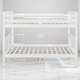 preview thumbnail 29 of 30, Full Over Full Bunk Bed with Convertible Design, Wooden Frame with Guardrails, No Box Spring Required,Guest Room Furniture