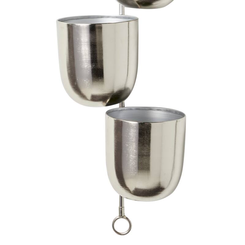 Metal Layered Wall Planter - 12 x 12 x 25