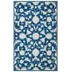 preview thumbnail 37 of 46, SAFAVIEH Handmade Micro-Loop Marijka Wool Rug 4' x 6' - Navy/Grey - Rectangle