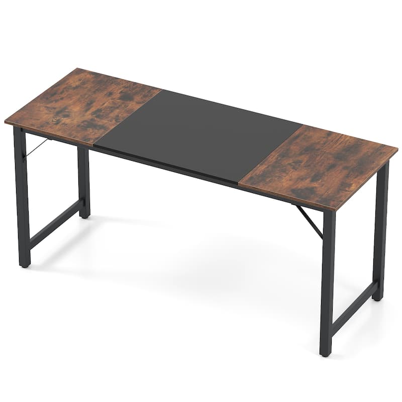 Gymax 63'' Computer Desk Modern Industrial Office Desk w/ Metal Frame