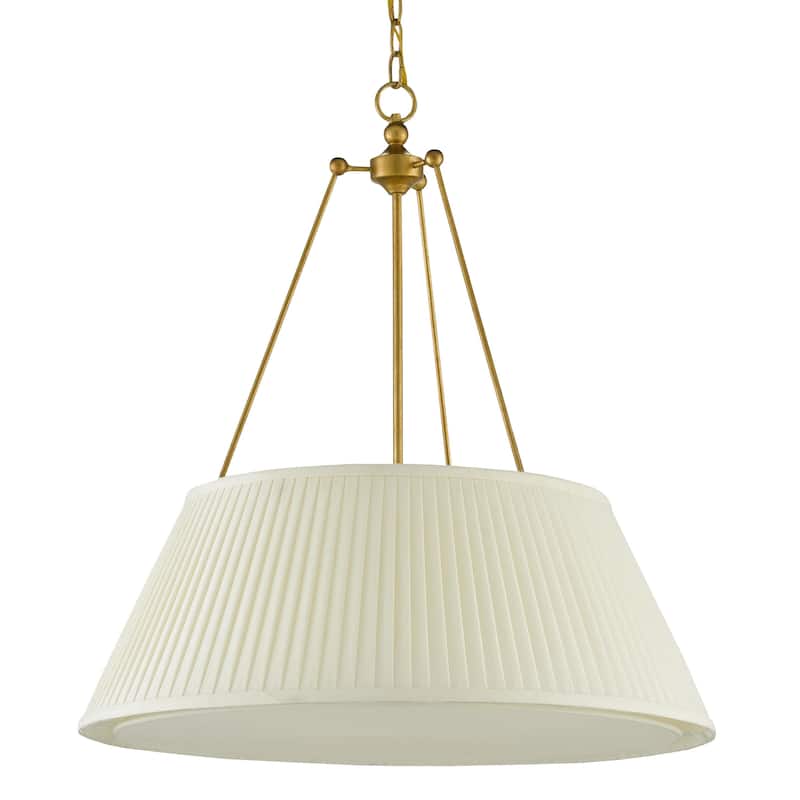 Currey & Company Lytham Gold Pendant - 26"h x 24.25"dia